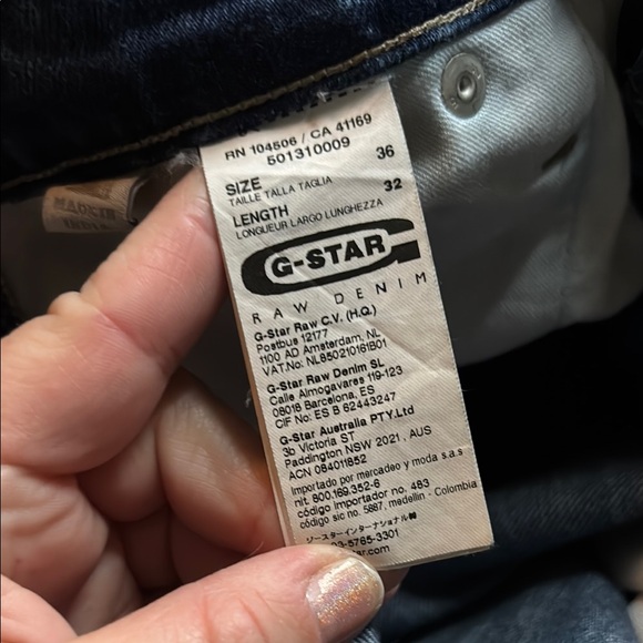 2 Pairs Distressed G-Star Jeans 36 x 32 - Picture 9 of 9